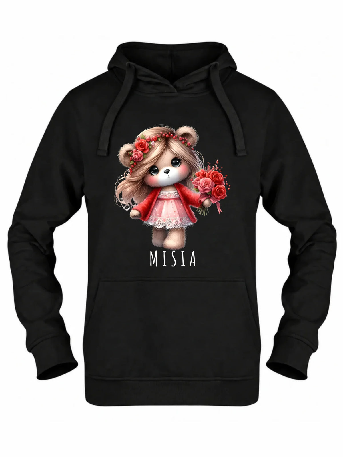 Bluza damska z kapturem - Misia W35