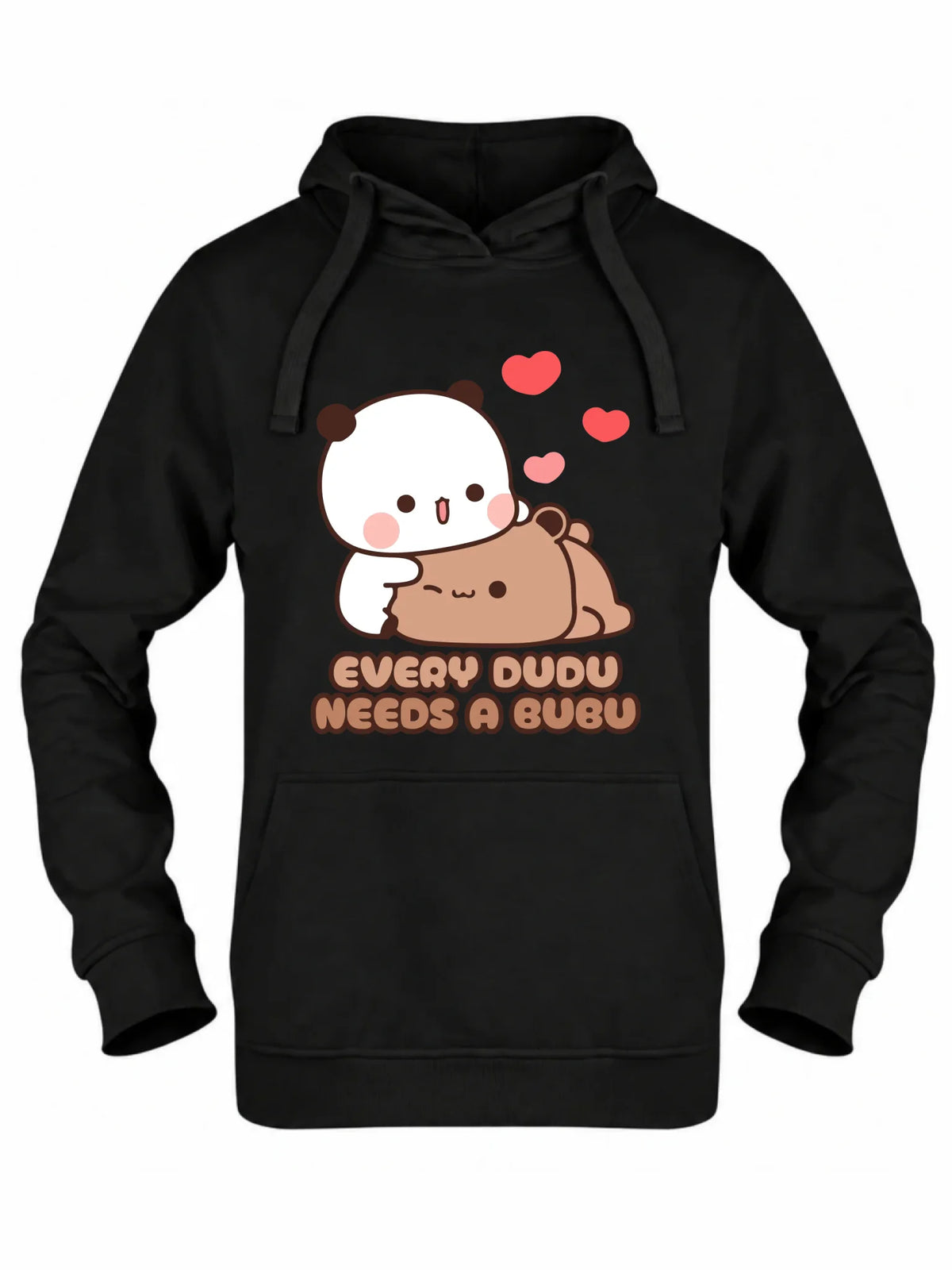 Bluza damska z kapturem dla par - Every Dudu needs a Bubu W32
