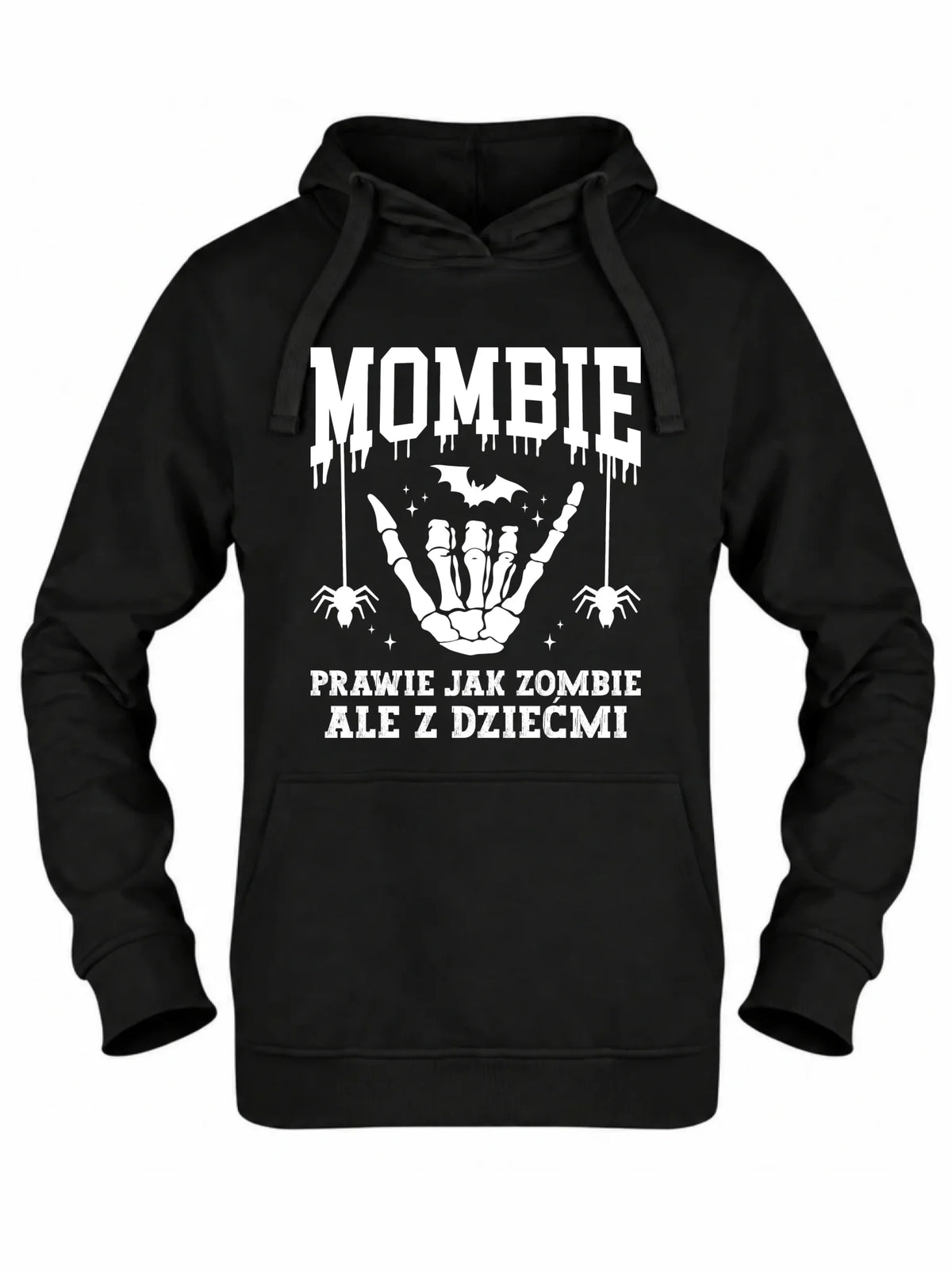 Bluza damska z kapturem dla mamy - Mombie - zombie z dziećmi HL18