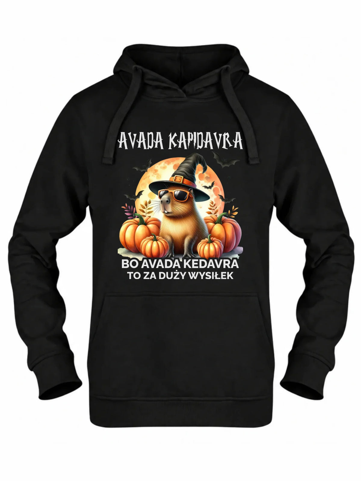 Bluza damska z kapturem halloweenowa - Kapibara - Avada Kapidavra HL21