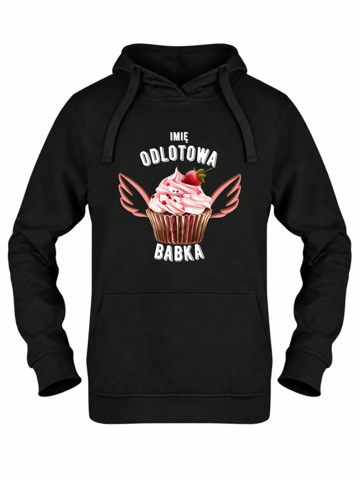 Bluza damska z kapturem - Odlotowa babka - personalizowana DZ06