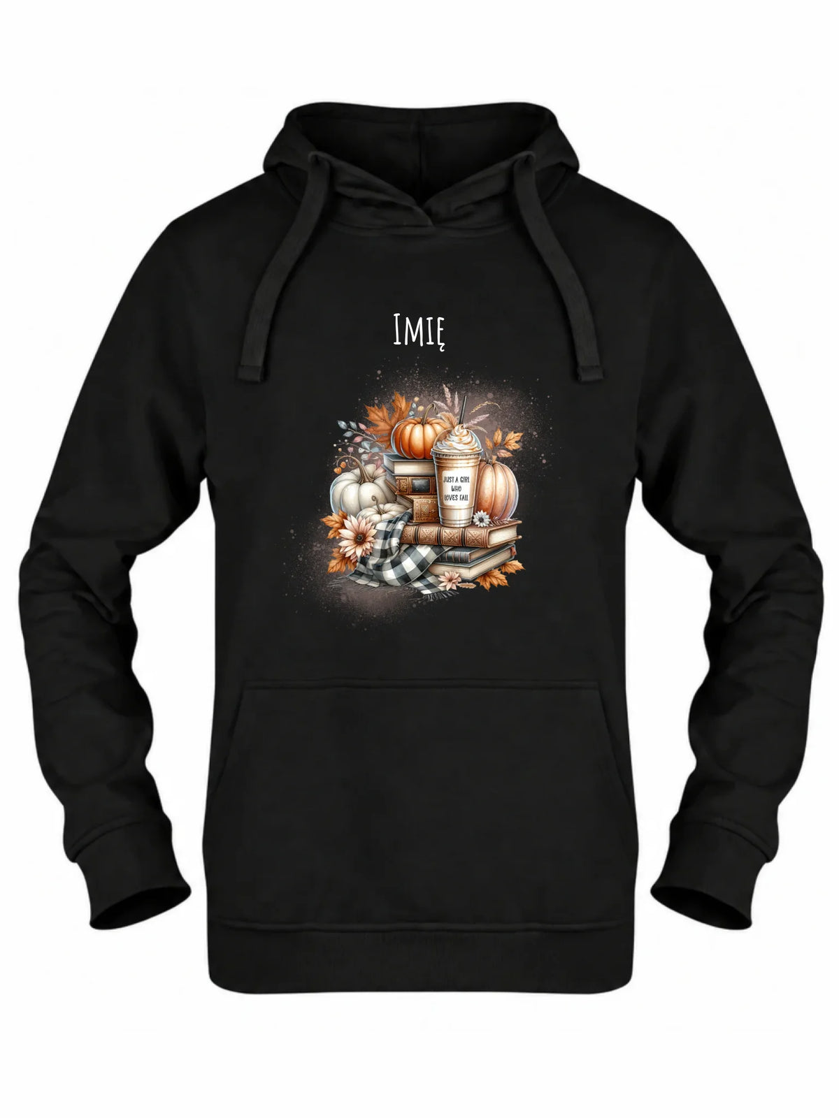 Bluza damska z kapturem jesienna - Książkara - personalizowana JS14