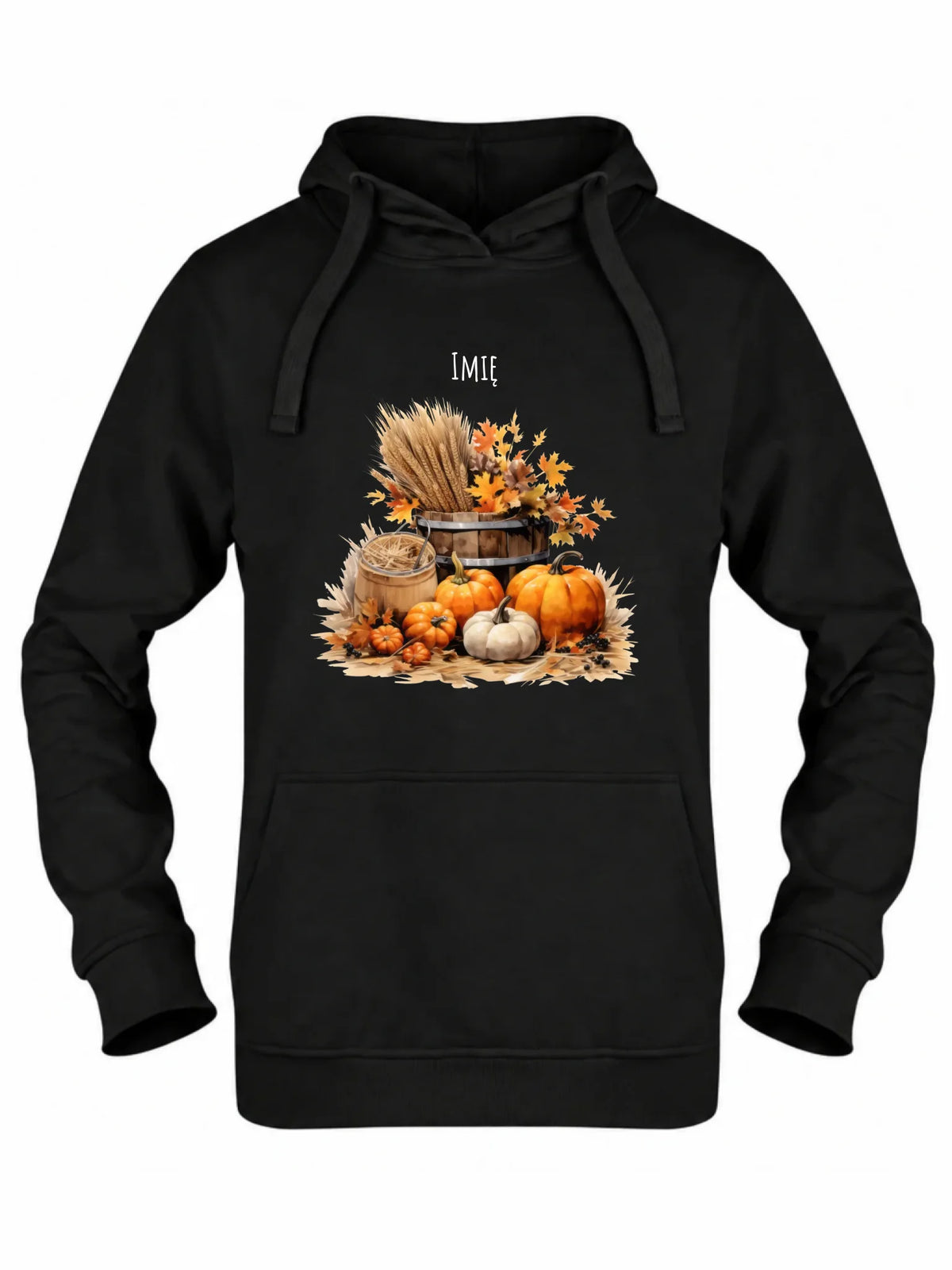 Bluza damska z kapturem jesieniara - Harvest vibes - personalizowana JS09