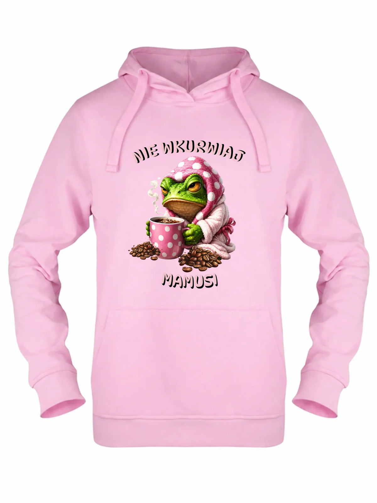 Bluza z kapturem dla mamy - Nie wku*wiaj mamusi - bez cenzury DM49