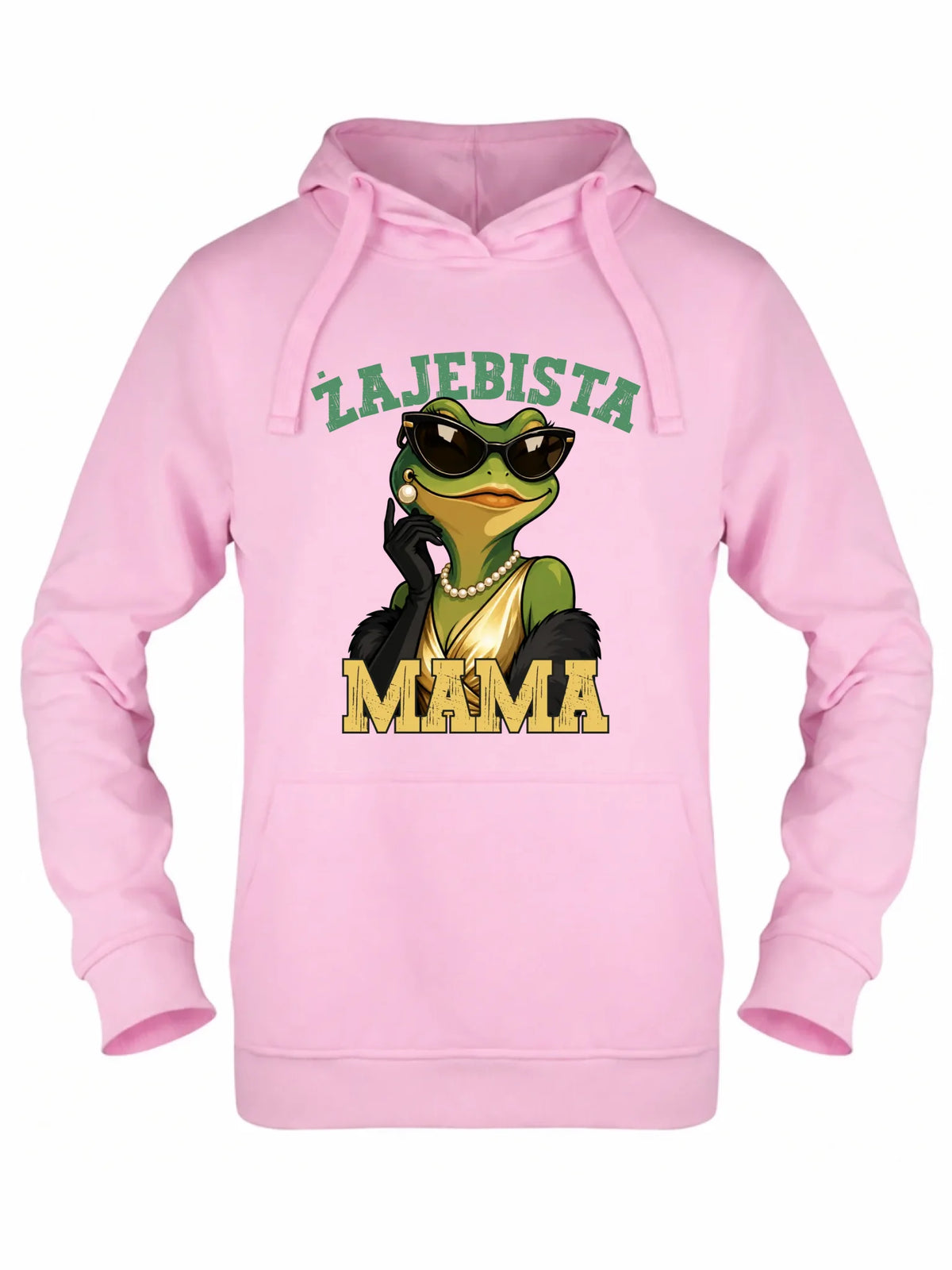 Bluza z kapturem dla mamy - Żajebista Mama Glamour DM48