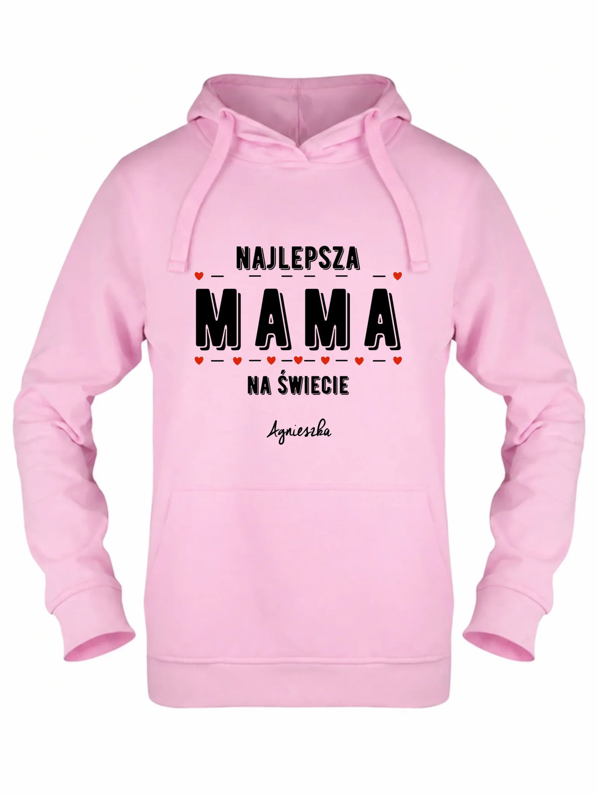 Bluza z kapturem dla mamy - Najlepsza mama - personalizowana DM22