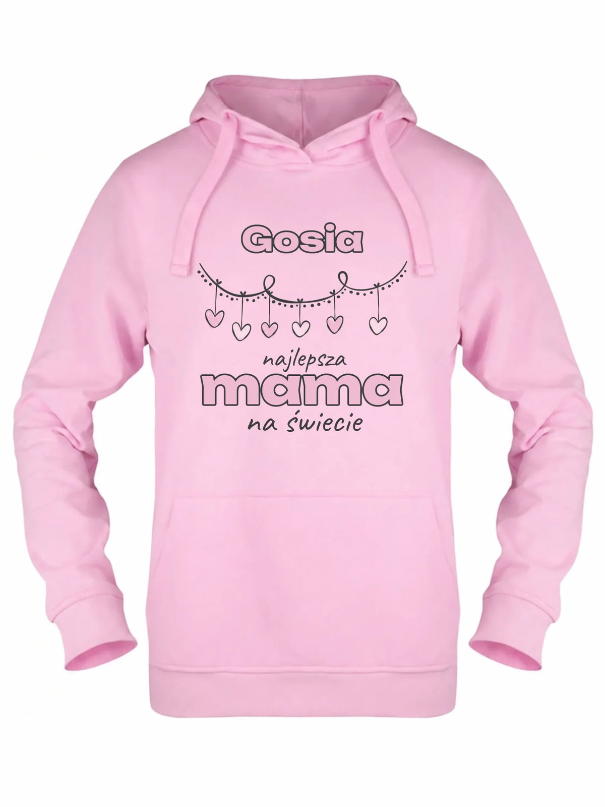 Bluza z kapturem dla mamy - Najlepsza Mama - personalizowana DM27