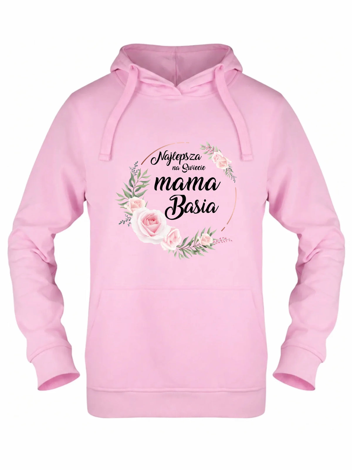 Bluza z kapturem dla mamy - Najlepsza na Świecie mama - personalizowana DM17