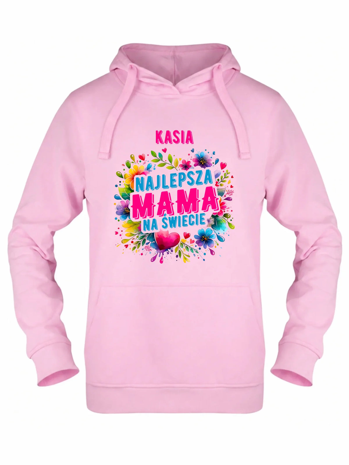 Bluza z kapturem dla mamy - Najlepsza Mama - personalizowana DM15