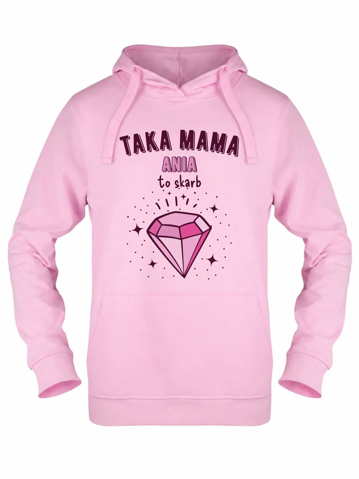 Bluza z kapturem dla mamy - Taka mama to skarb - personalizowana DM18
