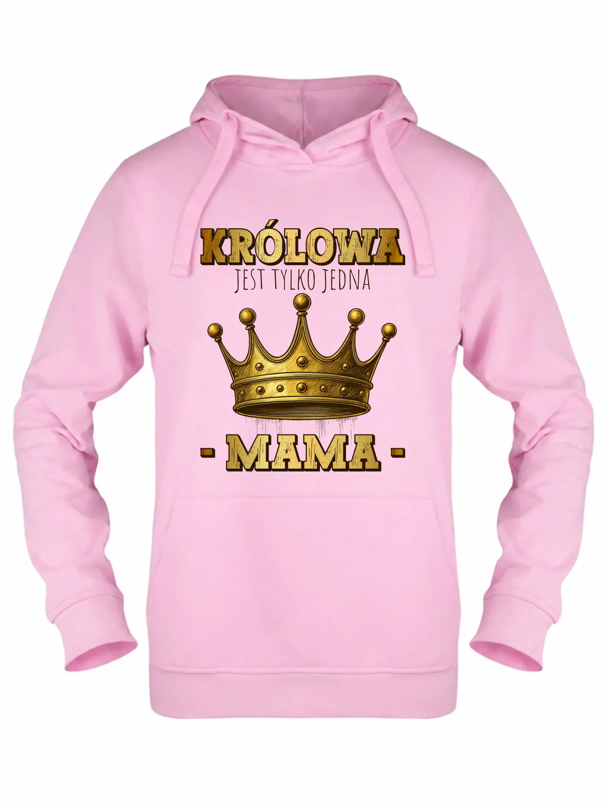 Bluza z kapturem dla mamy - Królowa jest tylko jedna Mama DM13