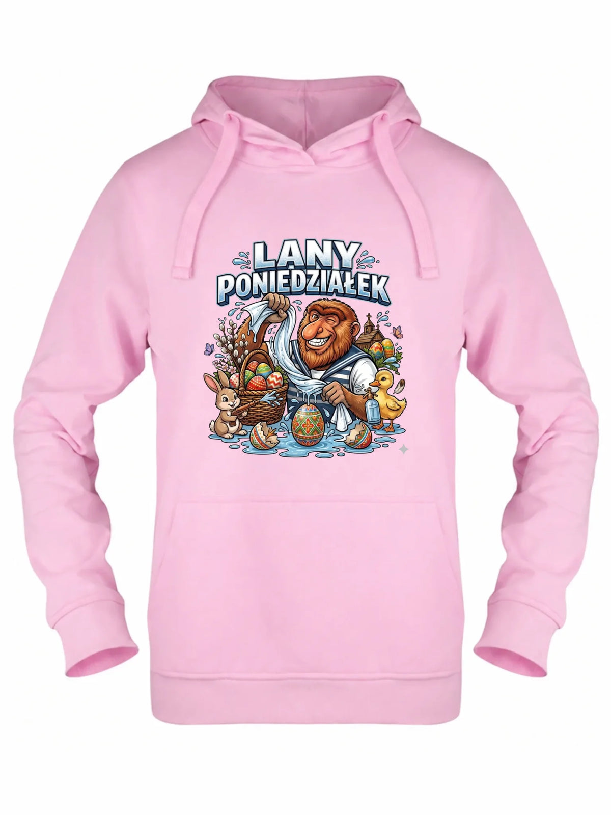 Bluza damska z kapturem wielkanocna - Lany poniedziałek Janusz Nosacz WN38