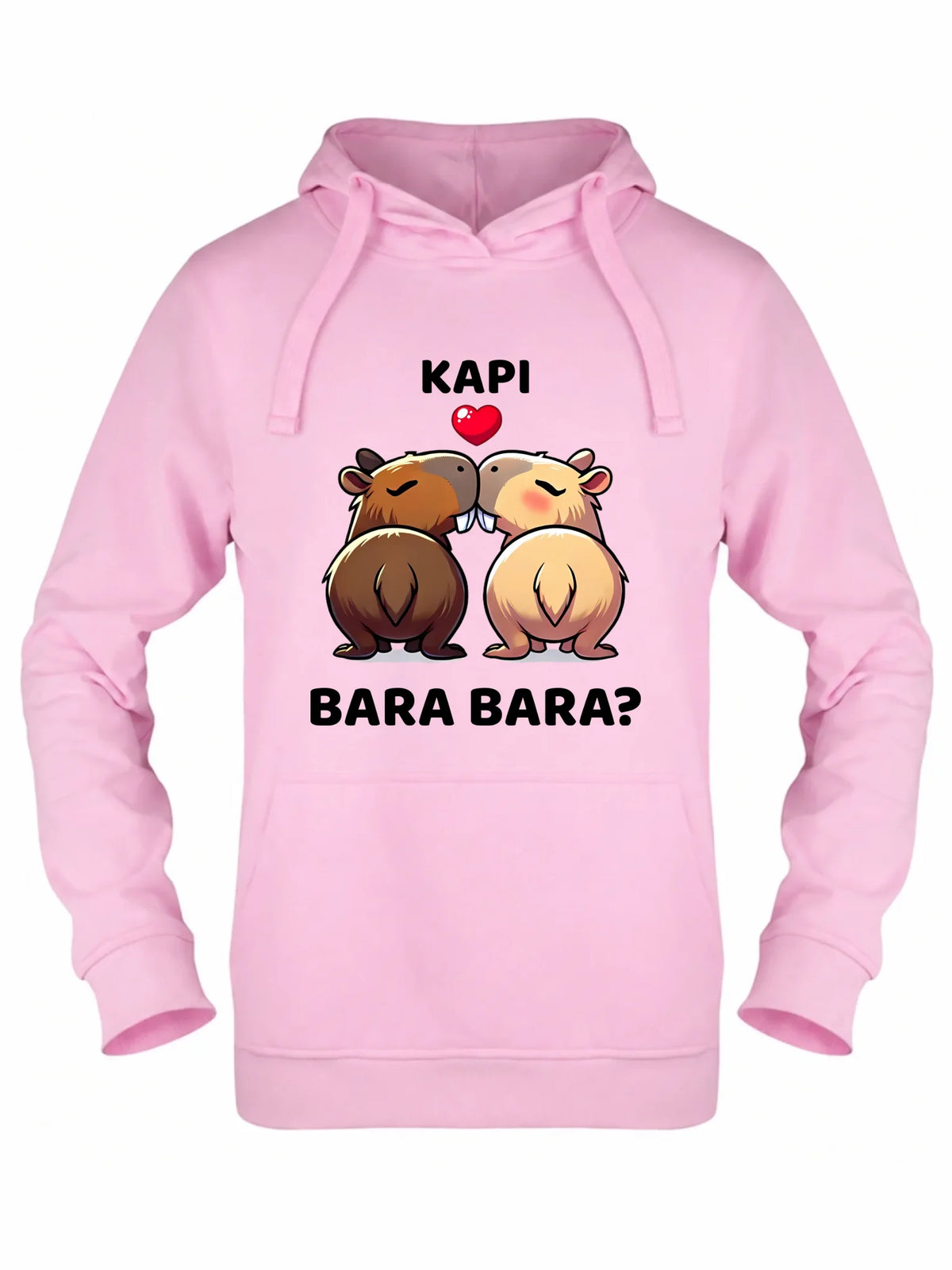 Bluza damska z kapturem - Kapibara bara bara W86