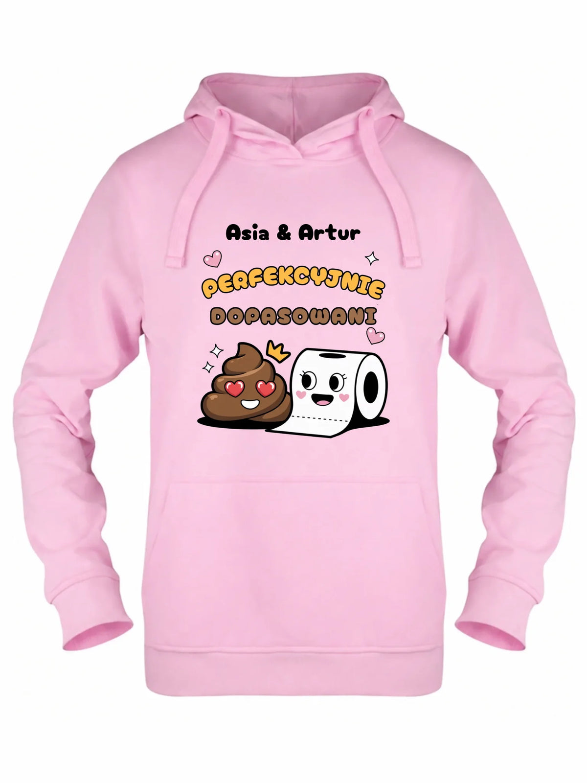 Bluza damska z kapturem - Perfekcyjnie dopasowani - personalizowana W81