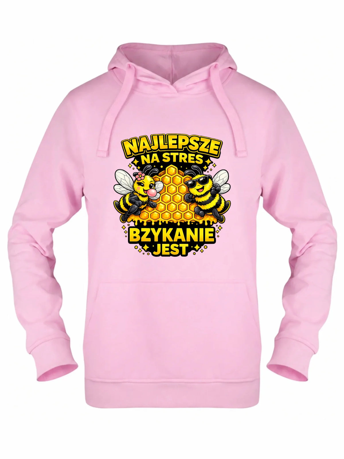 Bluza damska z kapturem - Najlepsze na stres bzykanie jest W79