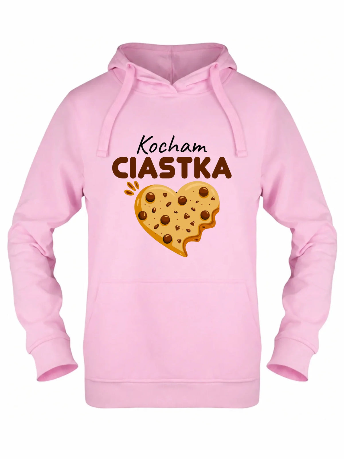 Bluza damska z kapturem - Kocham Ciastka W53