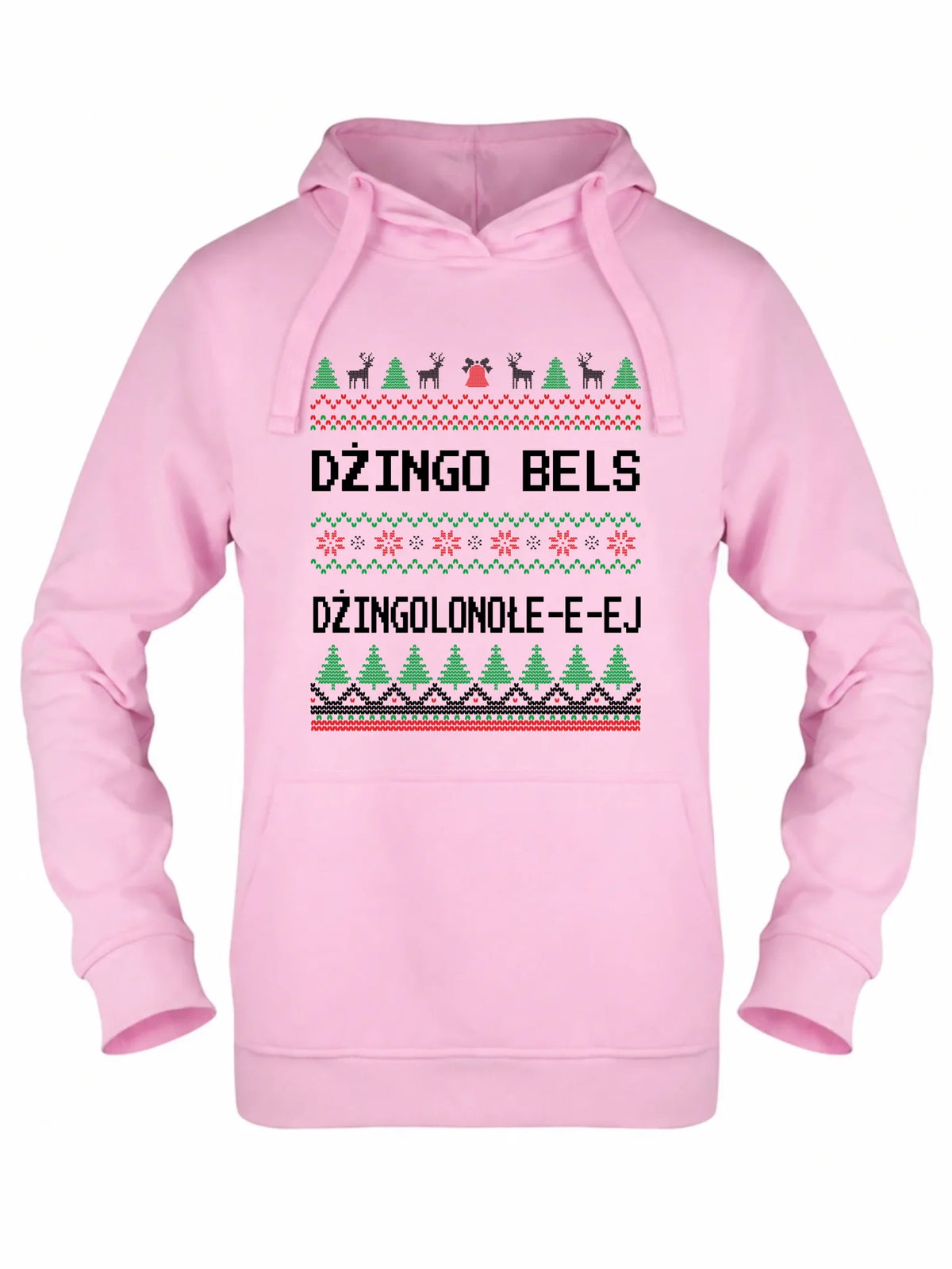 Bluza damska z kapturem świąteczna - prezent na Święta - Dżingo bels BN11