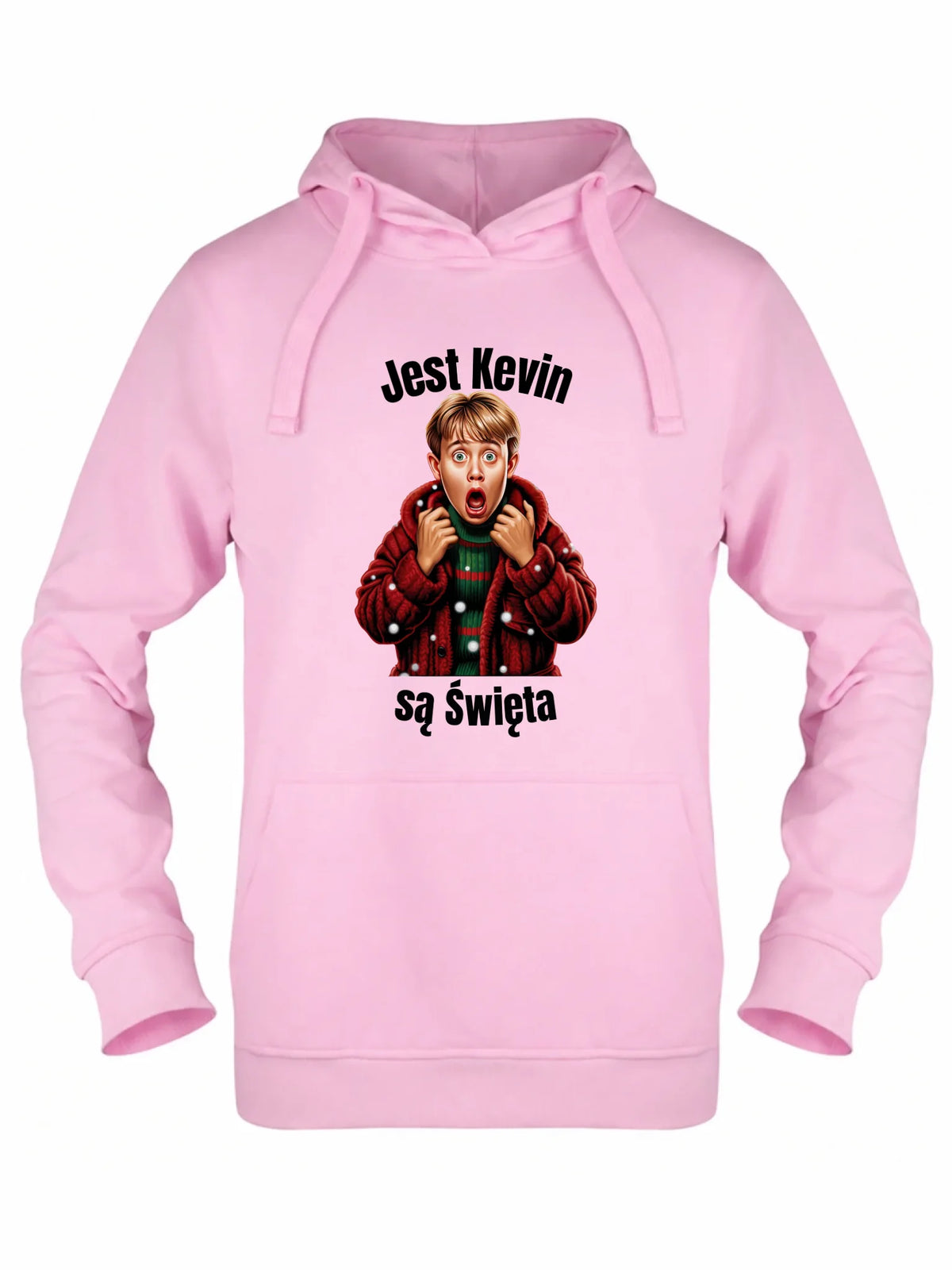 Bluza damska z kapturem świąteczna - Jest Kevin są święta BN27