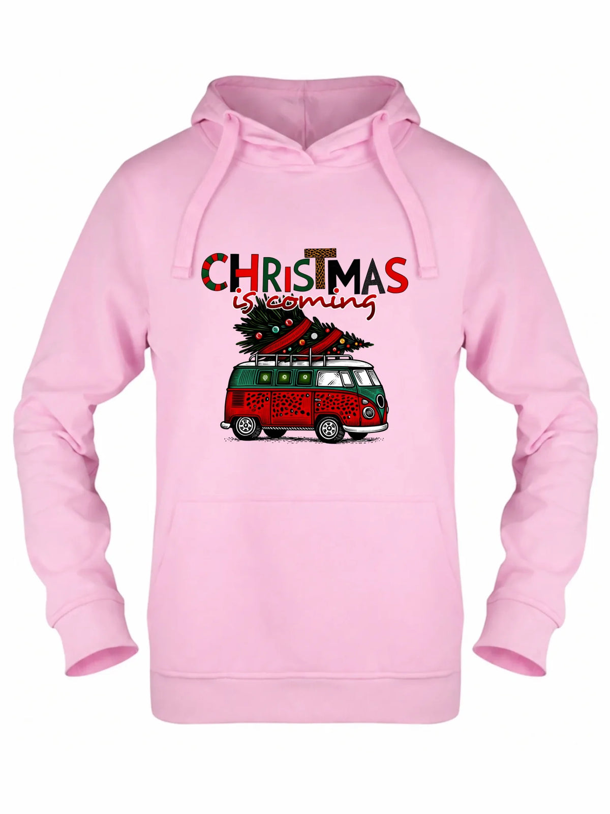 Bluza damska z kapturem świąteczna - Kamper Christmas is coming BN42