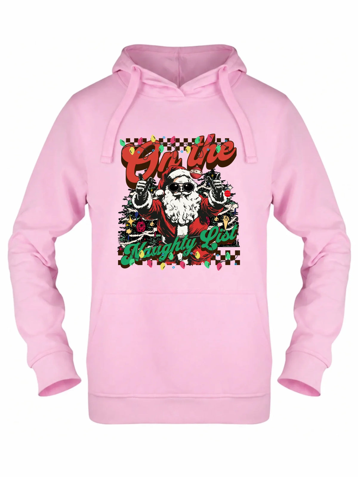 Bluza damska z kapturem świąteczna - On the Naughty List BN50