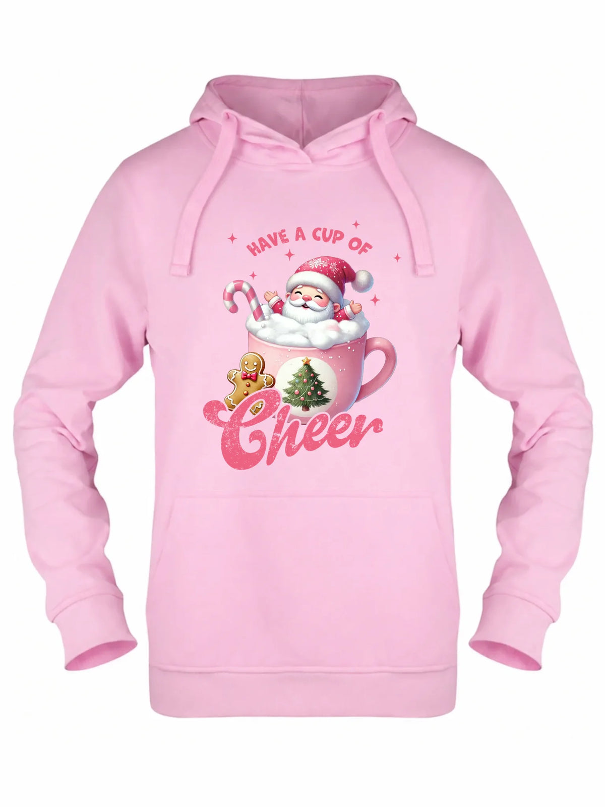 Bluza damska z kapturem świąteczna - Have a cup of cheer BN53