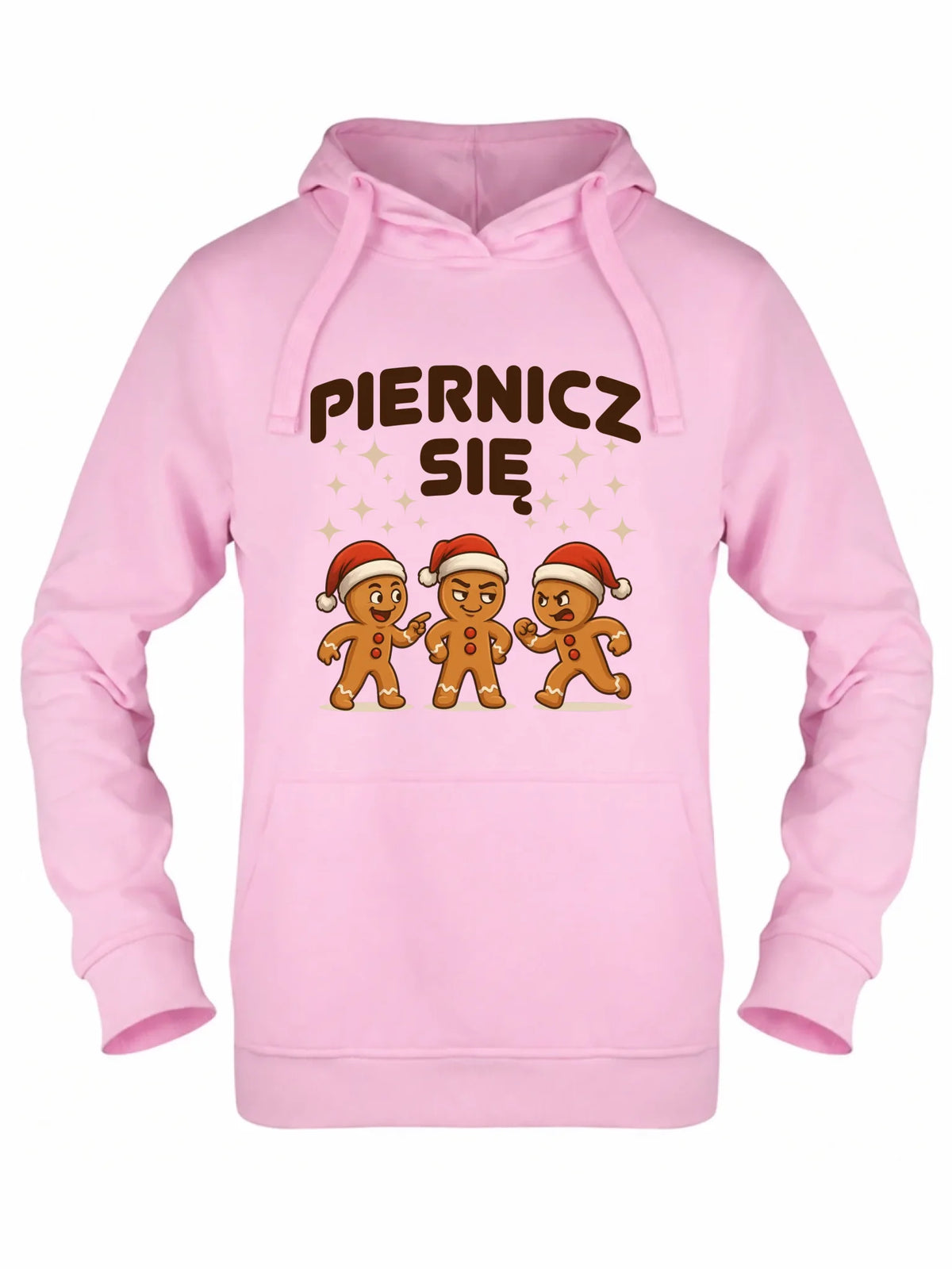 Bluza damska z kapturem świąteczna - Piernicz się BN149