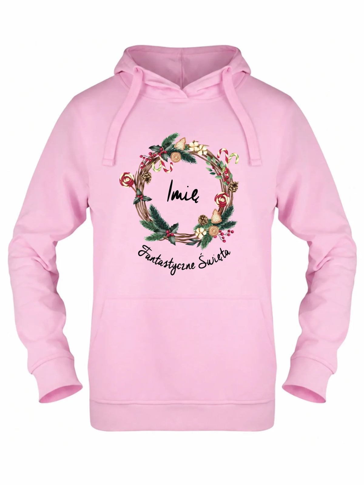 Bluza damska z kapturem świąteczna - Fantastyczne Święta - personalizowana BN14