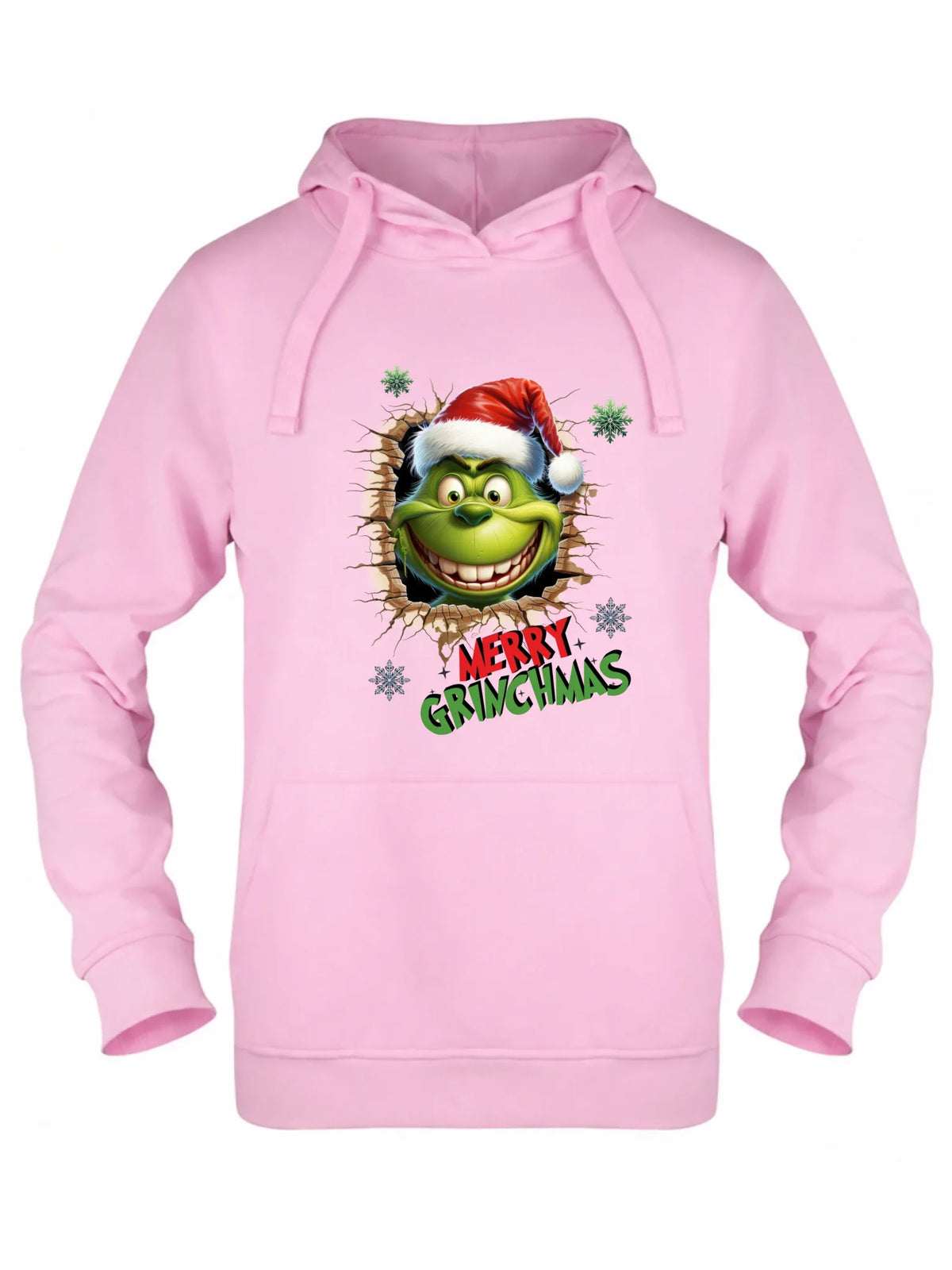 Bluza damska z kapturem świąteczna - Grinch - Merry Grinchmas BN113