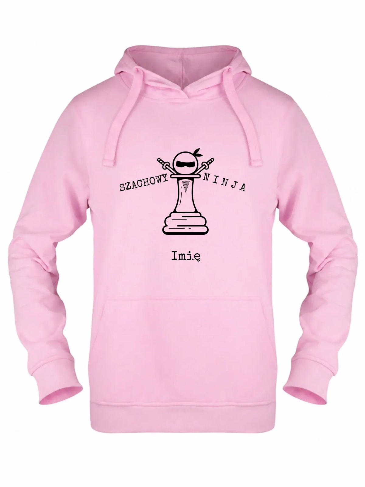 Bluza damska dla szachisty - Szachowy ninja - personalizowana HSZ01