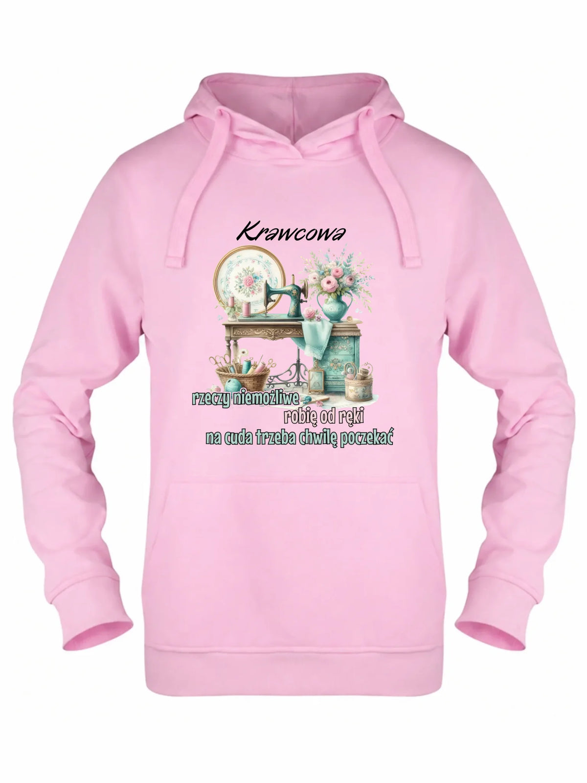 Bluza damska z kapturem szyciowa dla krawcowej - Rzeczy niemożliwe HS35