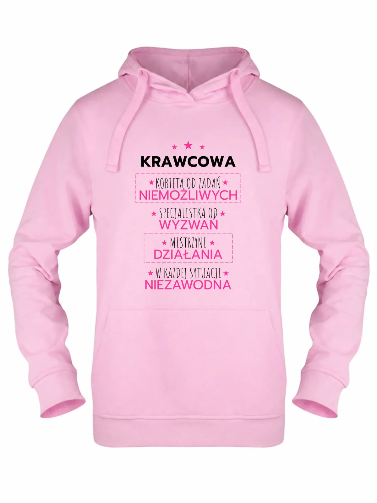 Bluza damska z kapturem szyciowa dla krawcowej - Kobieta od zadań niemożliwych HS29