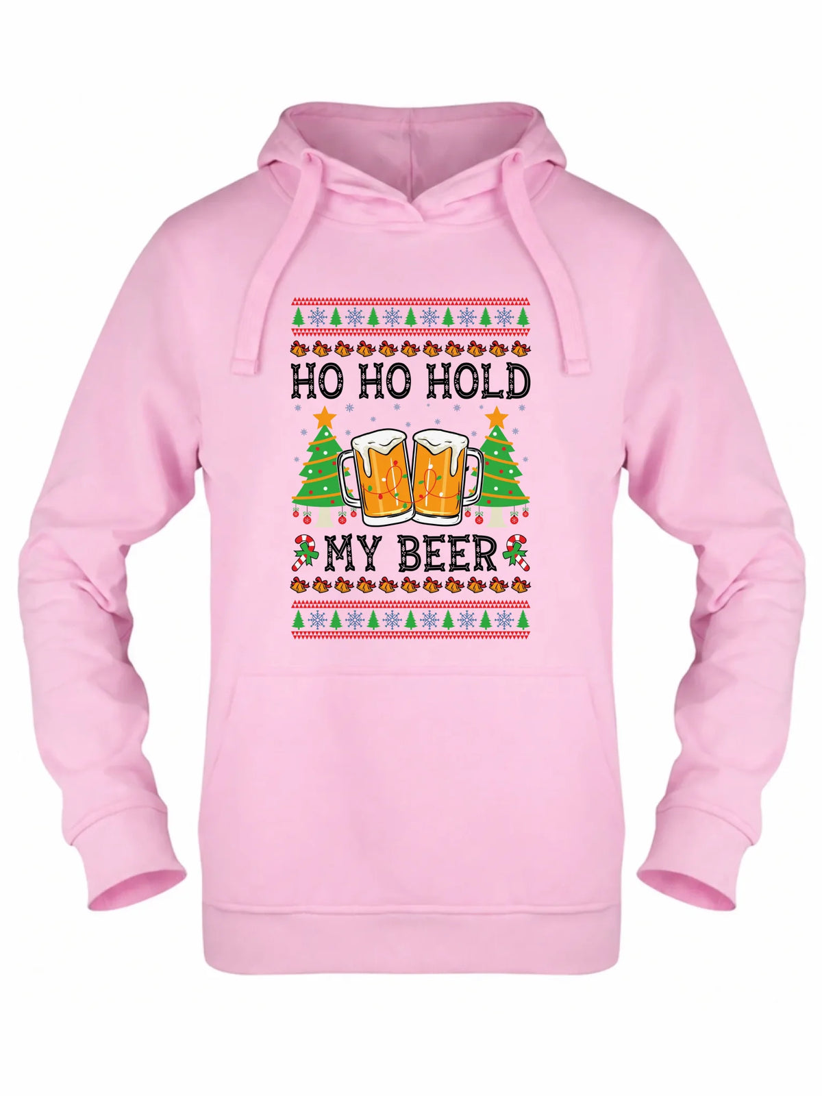 Bluza damska z kapturem świąteczna - Ho ho hold my beer BN131