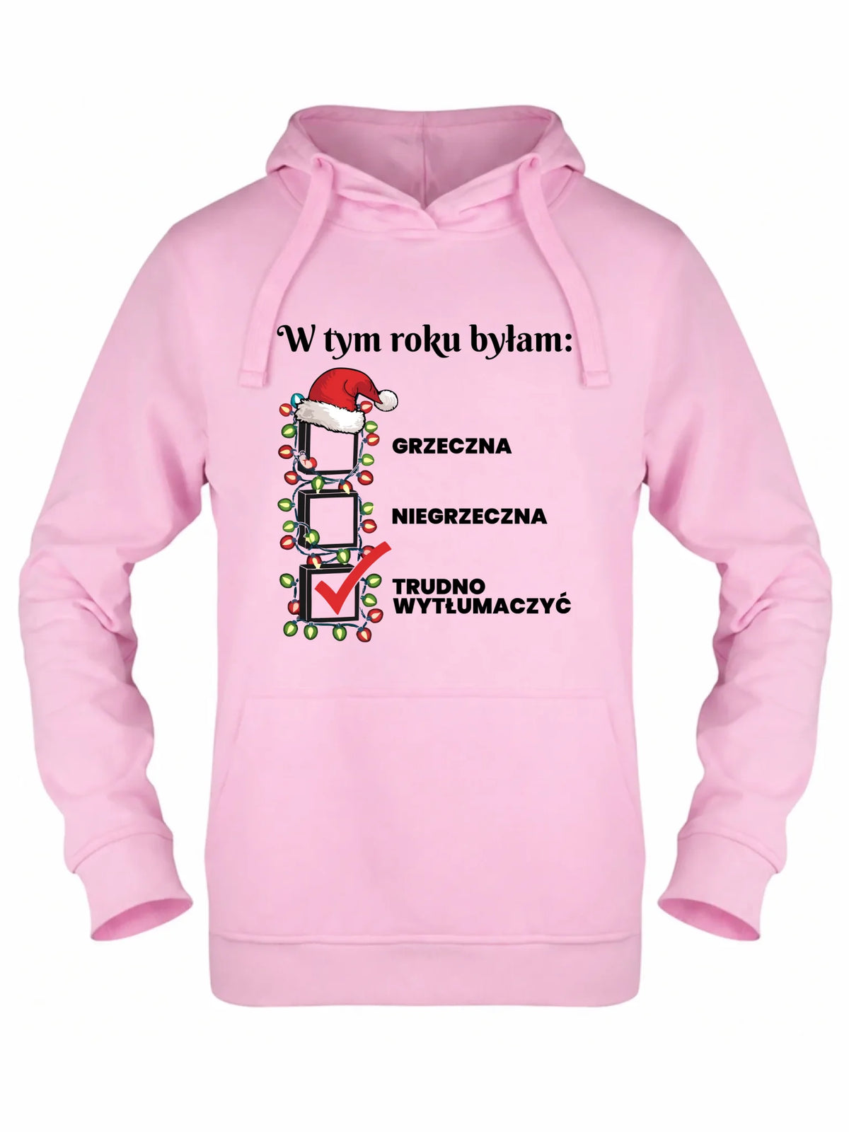 Bluza damska z kapturem na święta - Trudno wytłumaczyć BN137