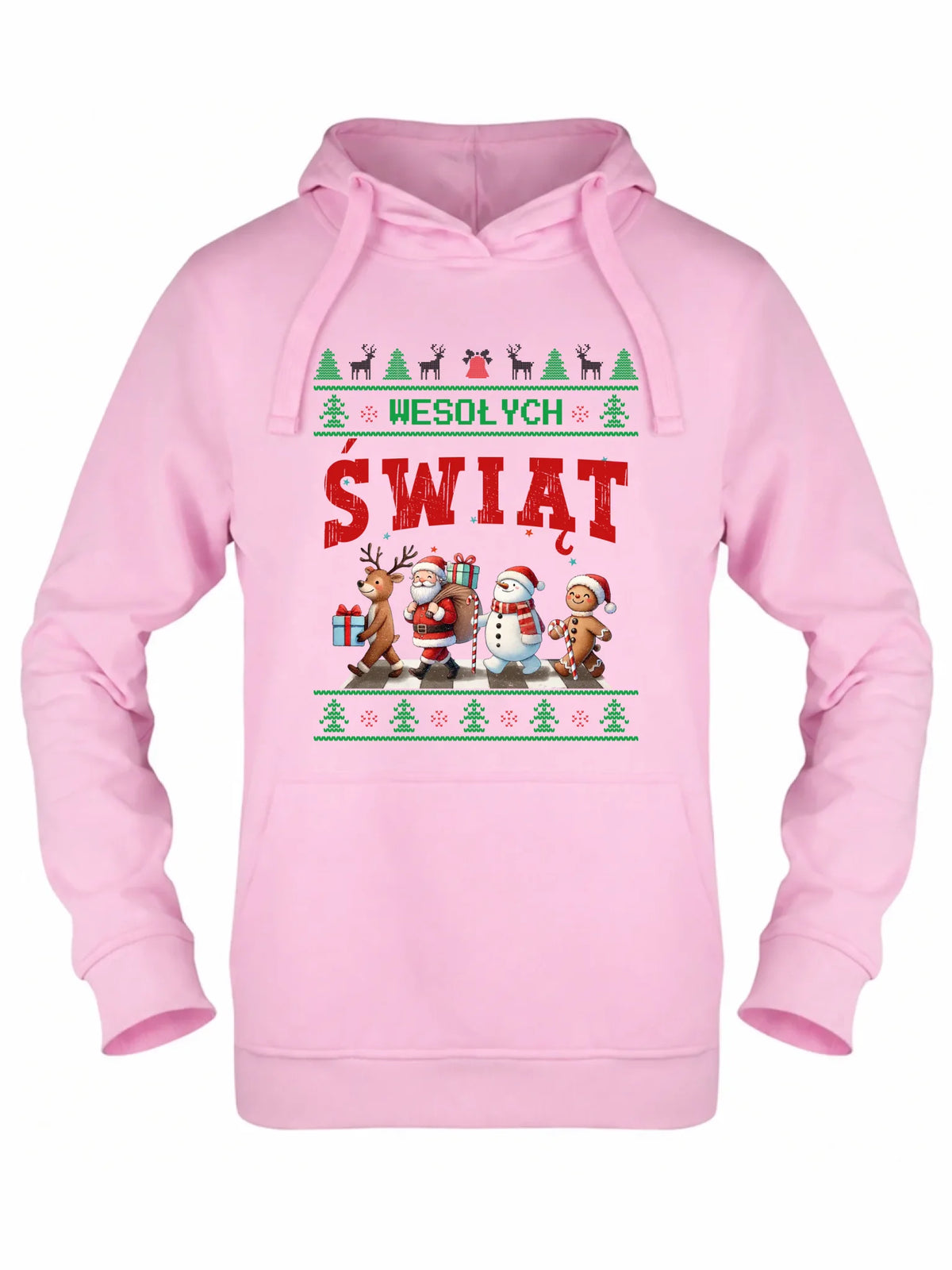 Bluza damska z kapturem świąteczna - Wesołych Świąt BN06