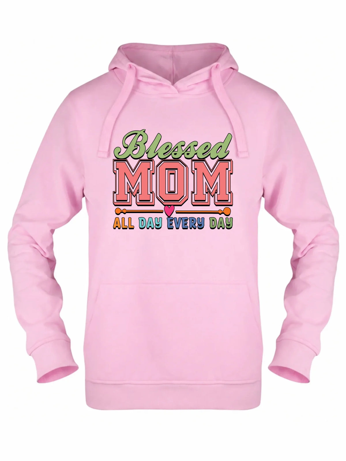 Bluza z kapturem dla mamy dla mamy - Blessed mom all day every day DM36