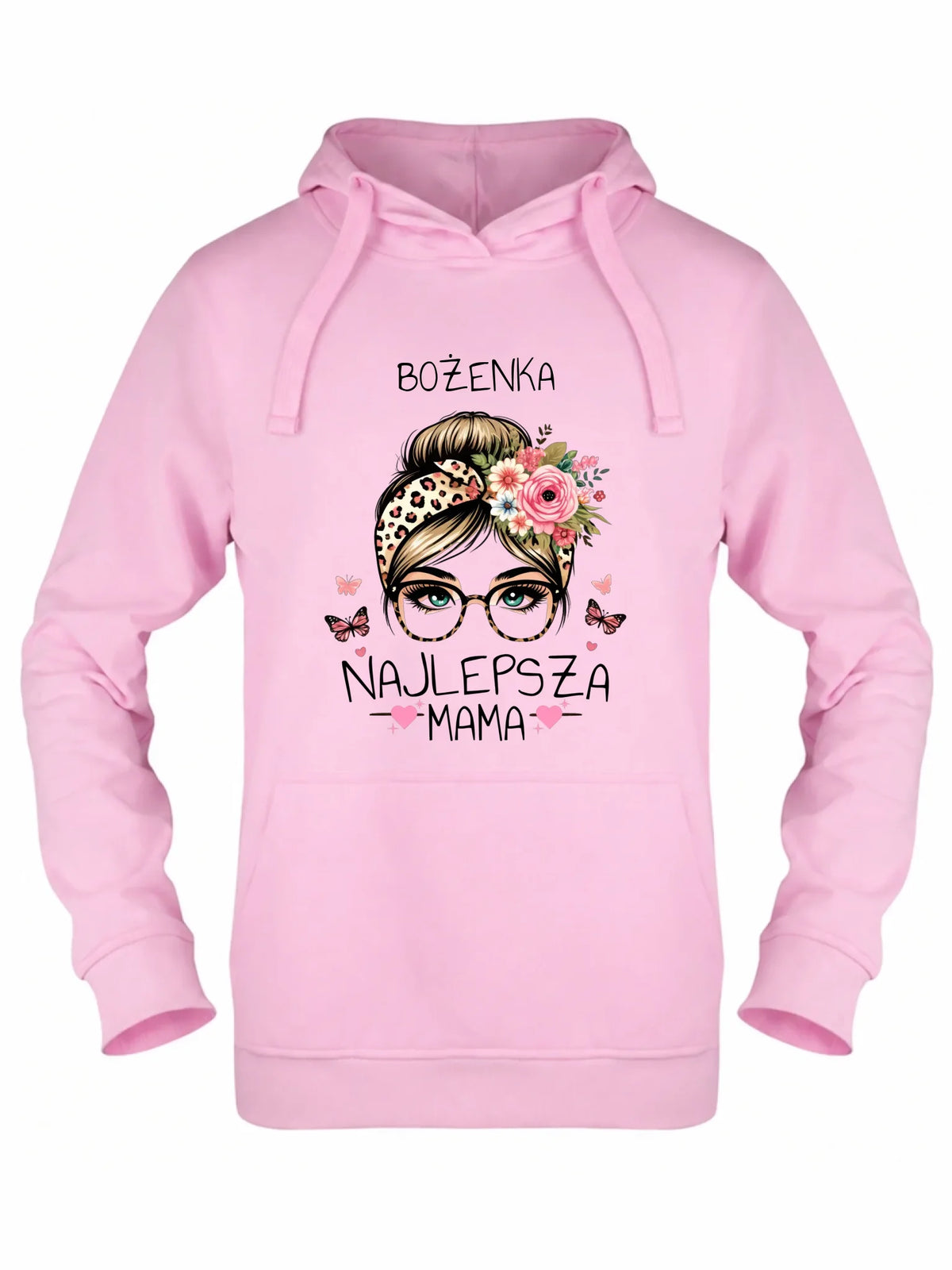 Bluza z kapturem dla mamy - Najlepsza mama - personalizowana DM37