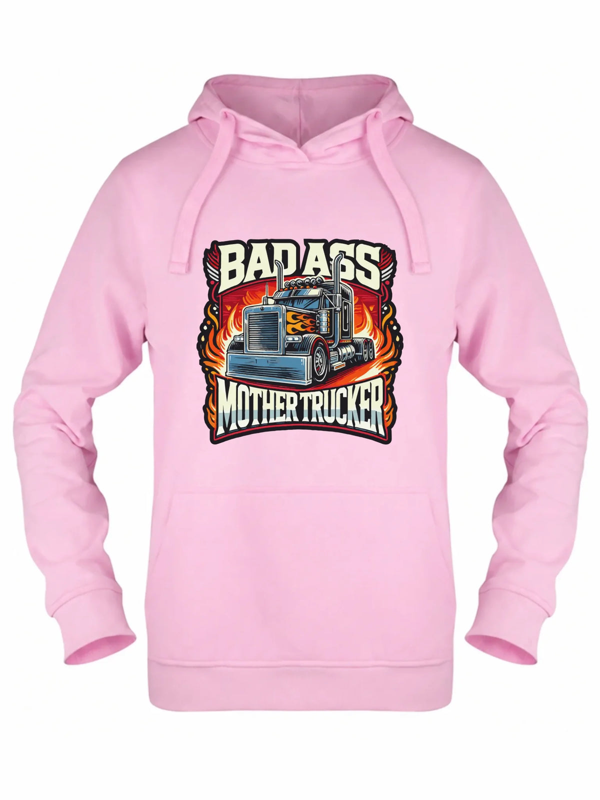Bluza damska z kapturem dla kierowcy tira - Badass Mother Trucker ZKT04