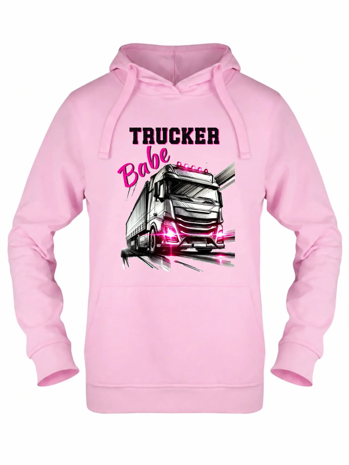 Bluza damska z kapturem - kierowca ciężarówki - Trucker Babe ZKT13