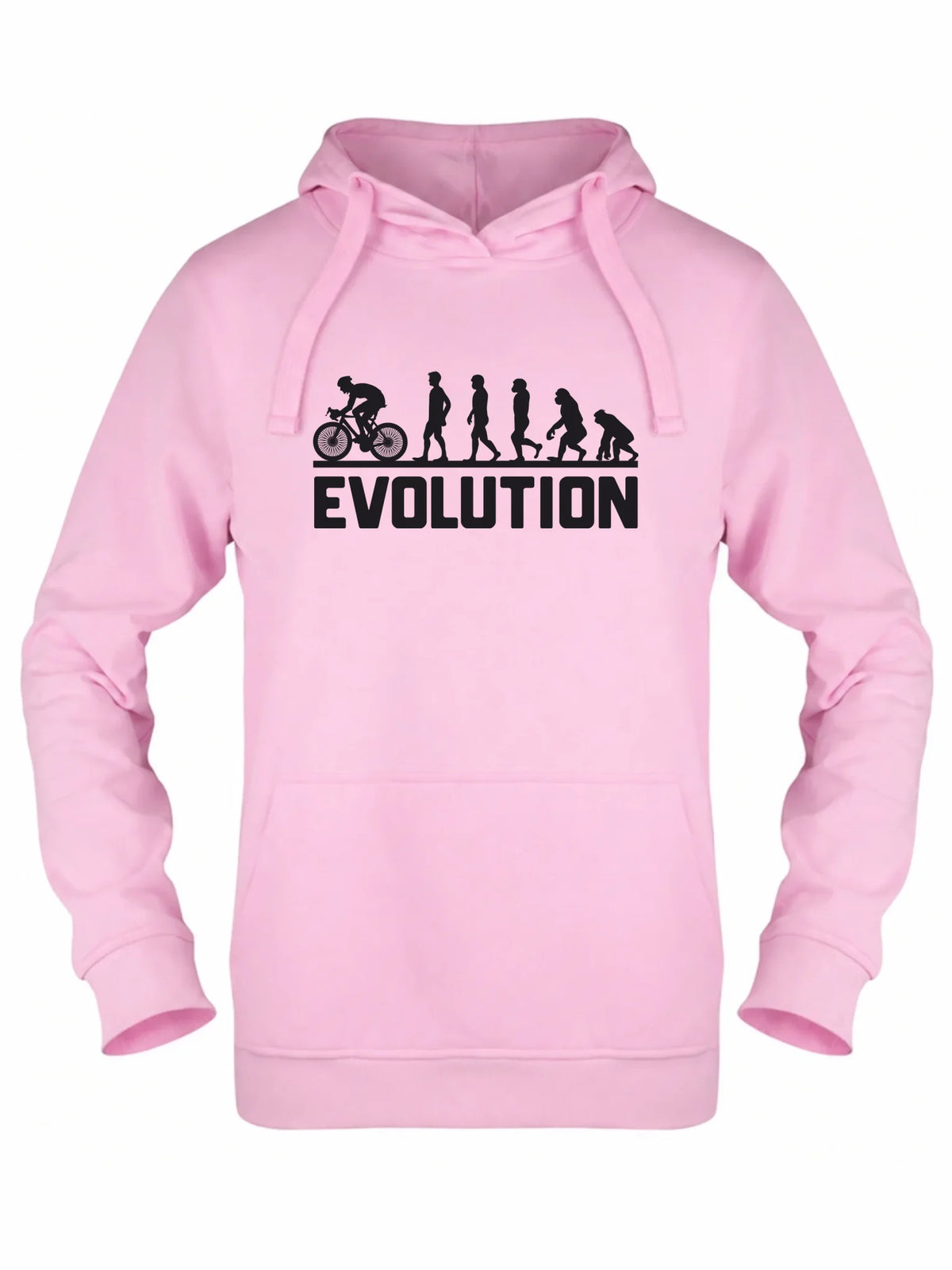 Bluza damska z kapturem na rower - Ewolucja rowerzysty HR04