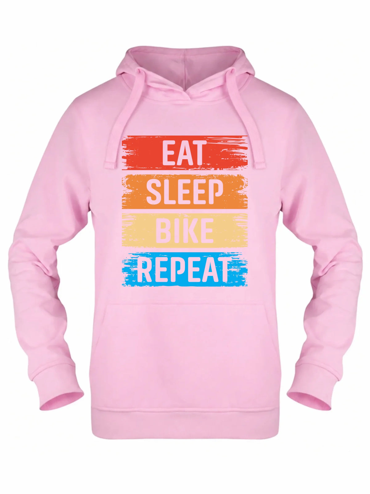 Bluza damska z kapturem na rower - Eat sleep bike repeat HR03