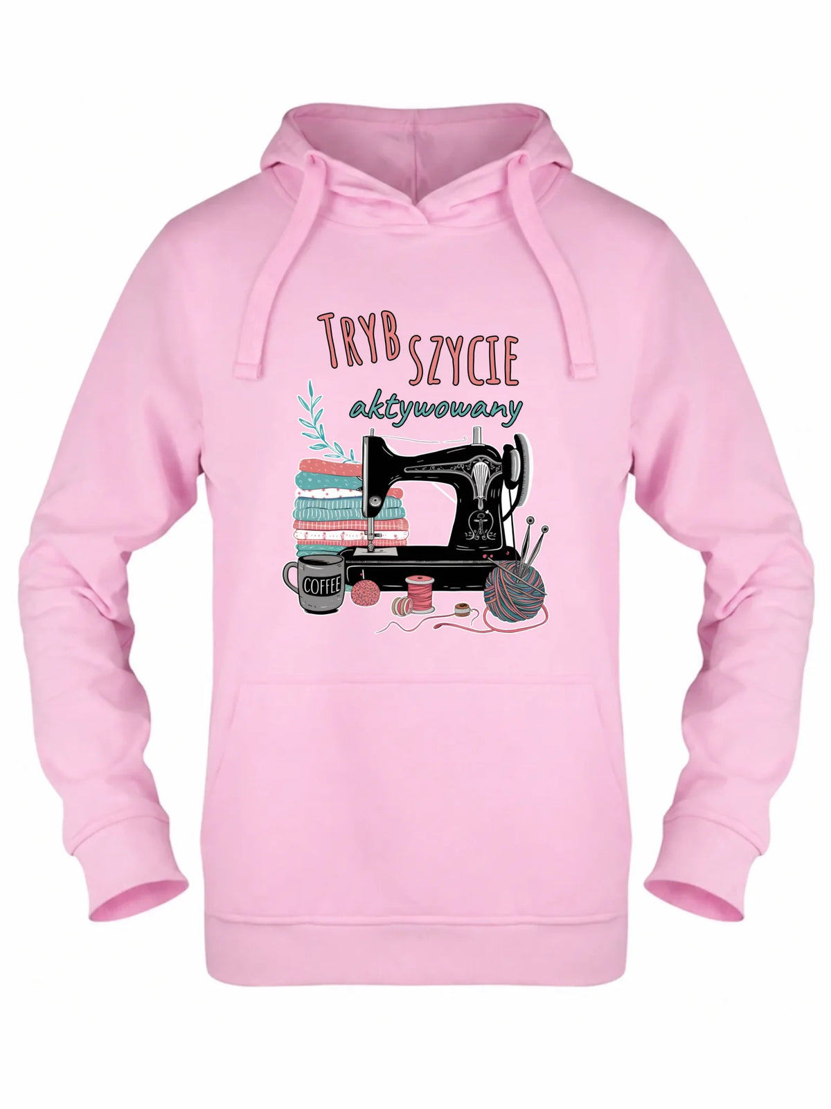Bluza damska z kapturem szyciowa dla krawcowej - Tryb szycie aktywowany HS06