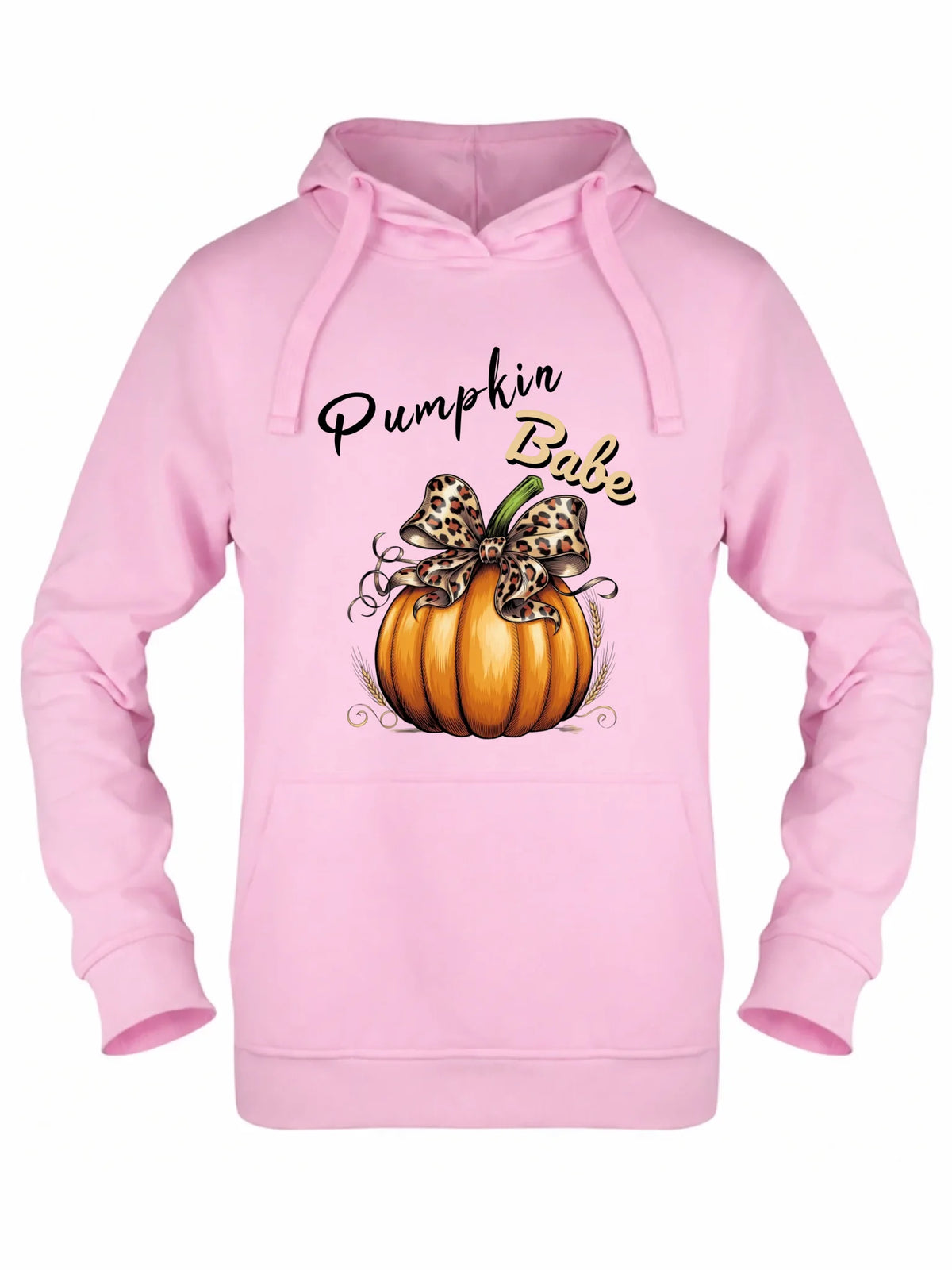 Bluza damska z kapturem jesienna - Pumpkin Babe - dla miłośniczki dyni JS33