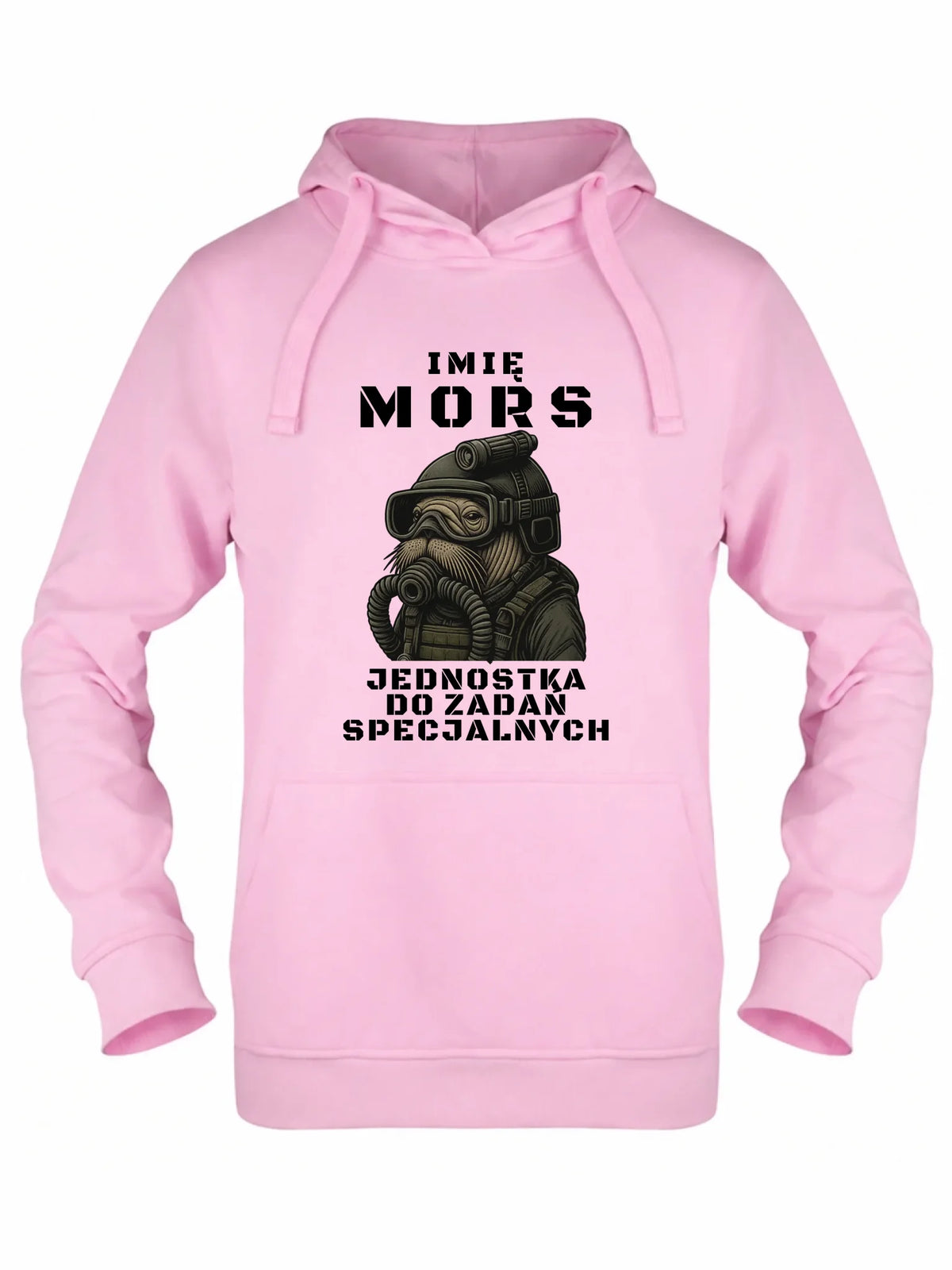 Bluza damska z kapturem - prezent dla morsa - Mors do zadań specjalnych - personalizowana HM07