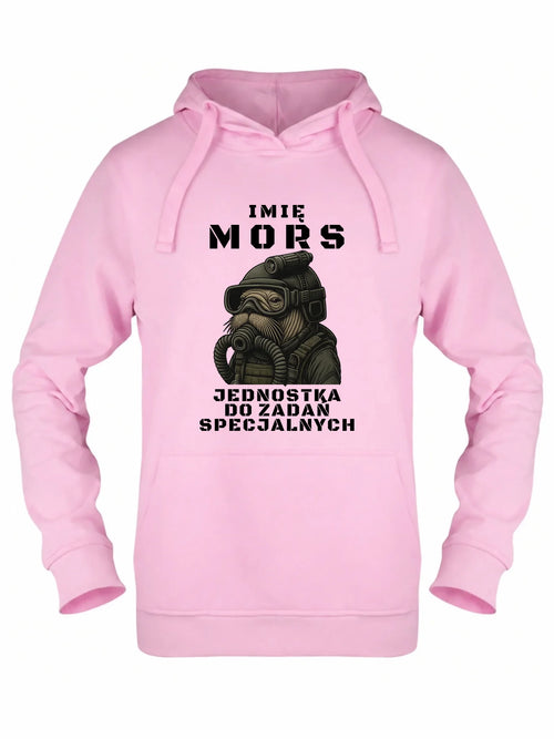 Bluza damska z kapturem - prezent dla morsa - Mors do zadań specjalnych - personalizowana HM07