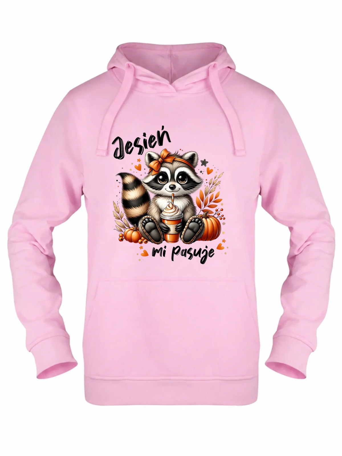 Bluza damska z kapturem jesienna - Jesień mi pasuje JS25