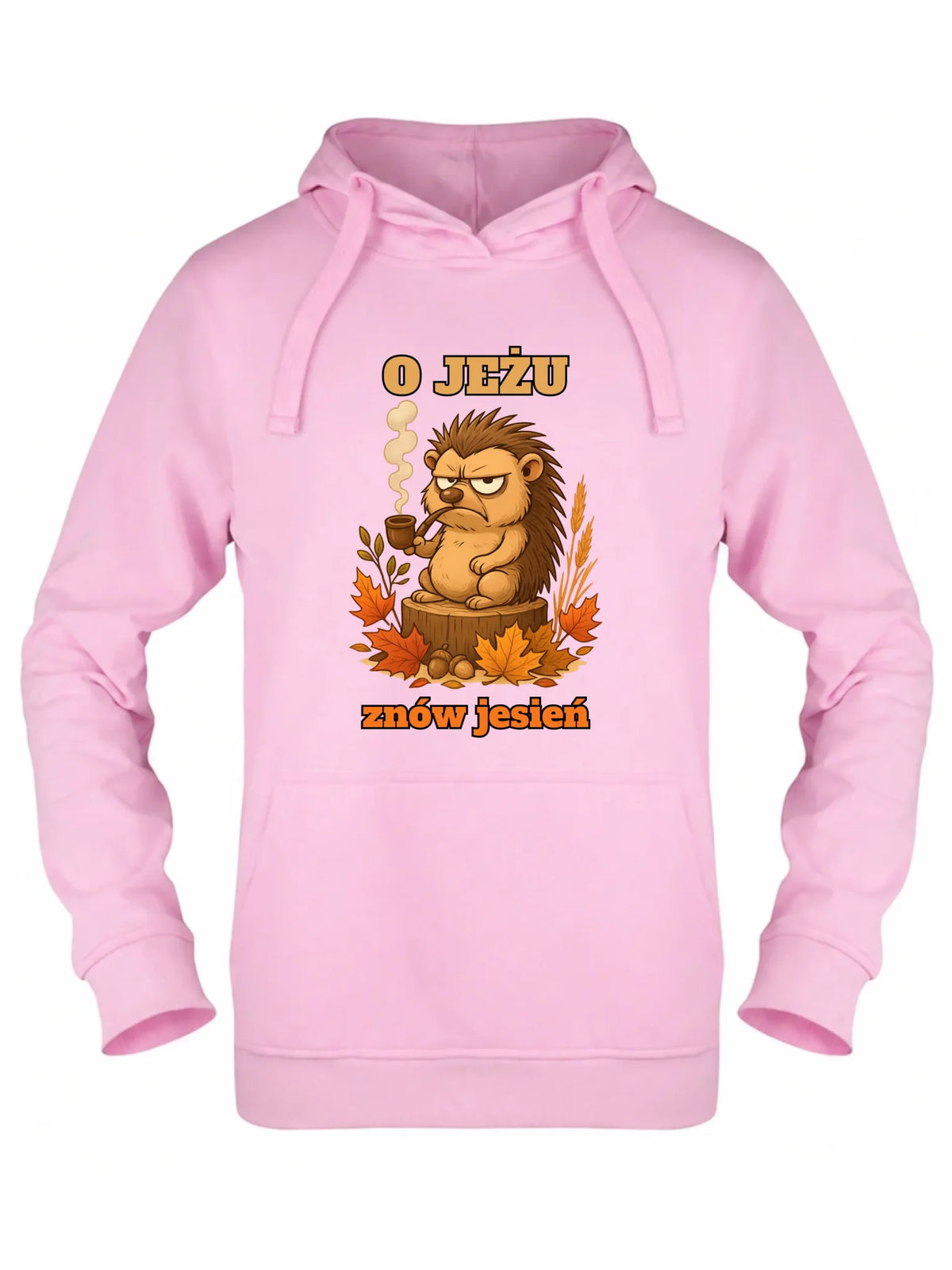 Bluza damska z kapturem jesienna - O jeżu znów jesień JS20