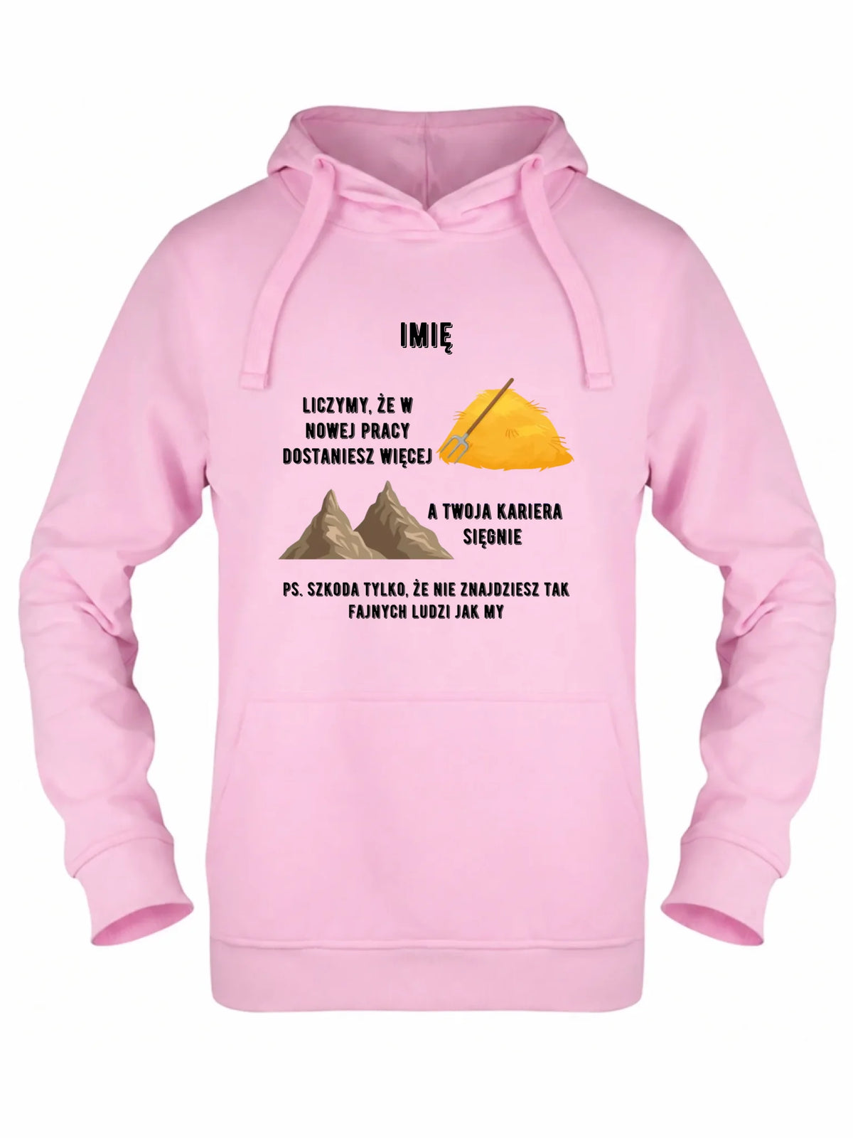 Bluza damska z kapturem na odejście z pracy - Nie znajdziesz tak fajnych ludzi jak my - personalizowana OP04