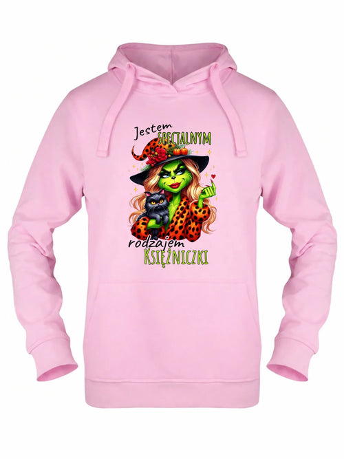 Bluza damska z kapturem - Specjalna księżniczka - Wiedźma HL22