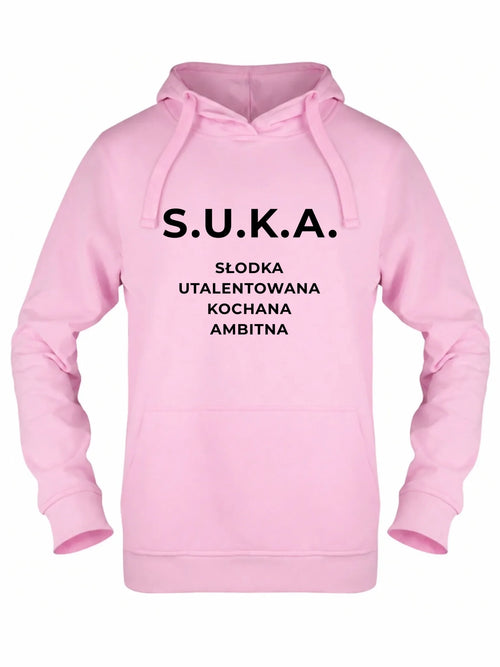 Bluza damska z kapturem - S.U.K.A. - śmieszny prezent dla niej - bez cenzury DZ16