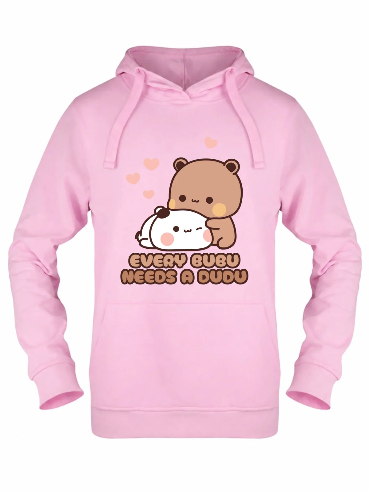 Bluza damska z kapturem dla par - Every Bubu needs a Dudu W33
